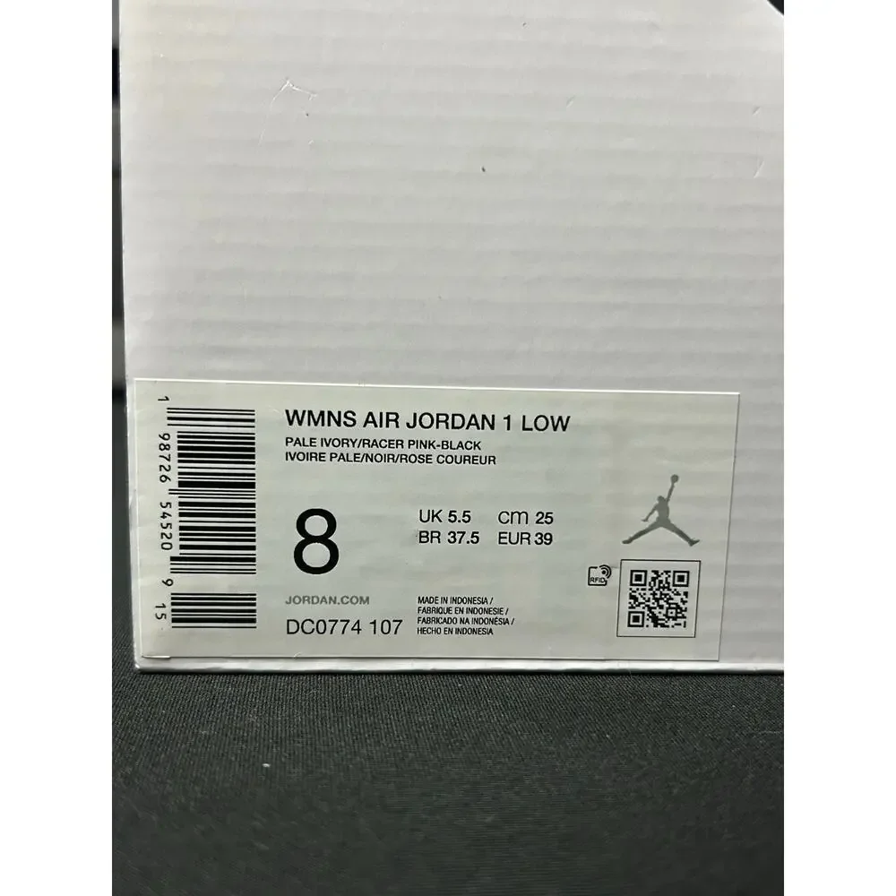 Jordan 1 Low Women’s Ivory Pink / $120 Retail!! / Size 8 / Brand New!!